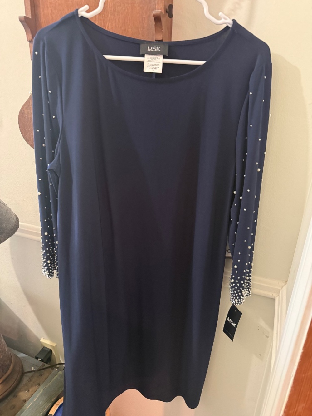 MSK Navy cocktail dress